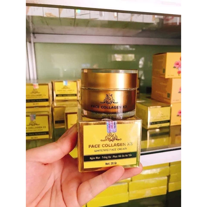 Kem Face Collagen x3 dưỡng Trắng da ✔️ TRẮNG DA