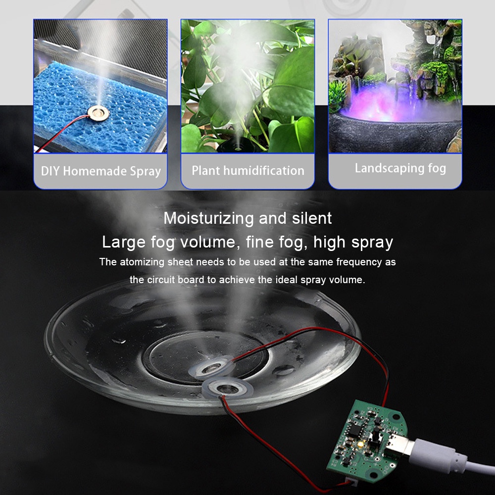 Mô đun máy phun sương tạo ẩm DIYMORE DIY mini giao diện Type C/ USB DC 5V