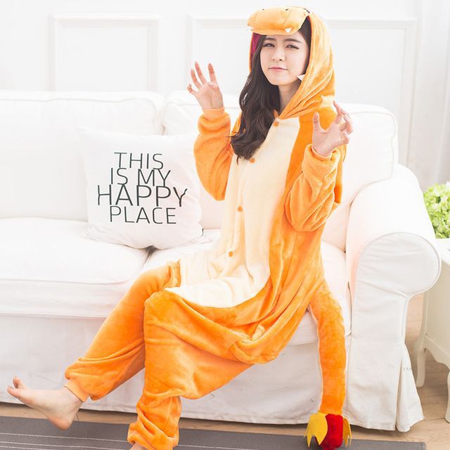 Bộ đồ thú Rồng cam