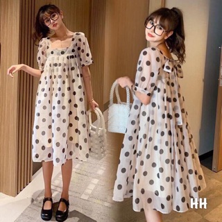Váy baby doll chấm biii