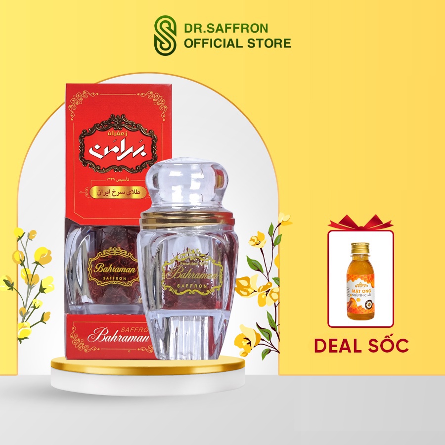 Nhụy hoa nghệ tây SAFFRON BAHRAMAN 0,5Gr