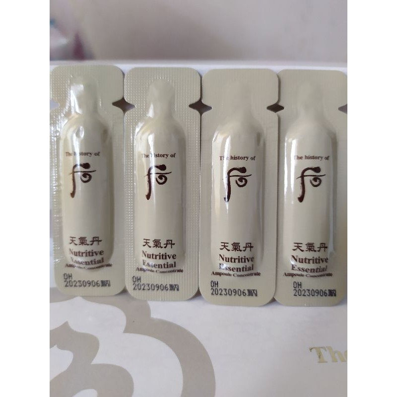 1 ống Tinh Dầu Nhân Sâm Cô Đặc Phục hồi da Whoo Ampoule 1ml