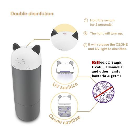 Máy khử trùng bằng tia UV thiết kế nhỏ gọn tiện dụng