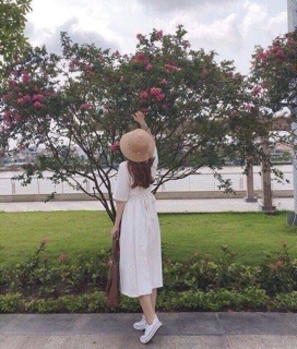 Váy Maxi trắng