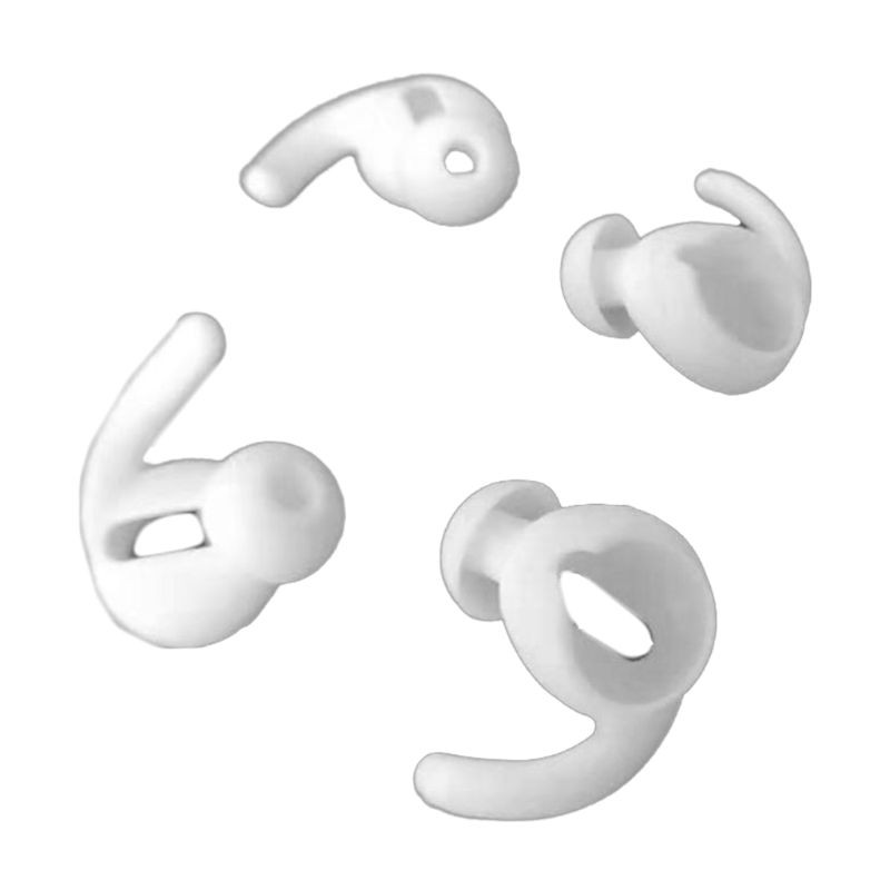 1 Bộ Nút Tai Nghe Chất Liệu Silicon Mềm Có Móc Khóa