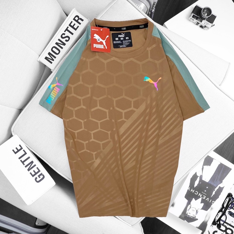 (HÀNG TẶNG KHÔNG BÁN ) Áo Thun Nam Thể Thao tay ngắn Cổ Tròn thun lạnh logo phản quang 7 màuAN004 - TYM FASHION