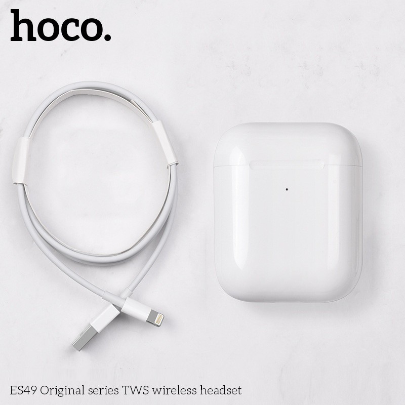 Tai nghe bluetooth TWS Hoco ME2 V5.1, Định vị, Đổi tên, pin 4H (Trắng) - Nhất Tín Computer