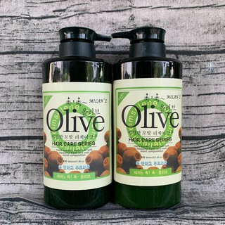 Combo chai gội xã oliu hàn quốc