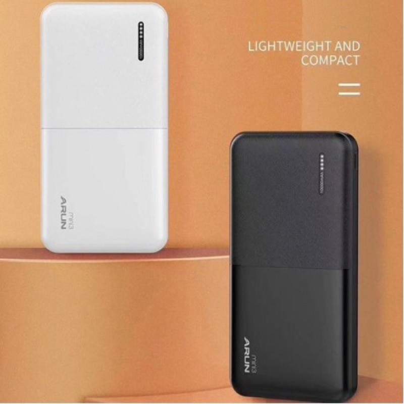 Pin Dự Phòng Arun Mini3 10.000 mAh Mõng Nhám