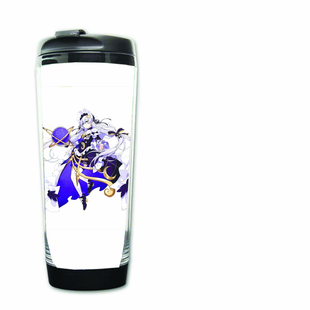 Bình nước in hình Honkai Impact 3 anime chibi dễ thương tiện lợi