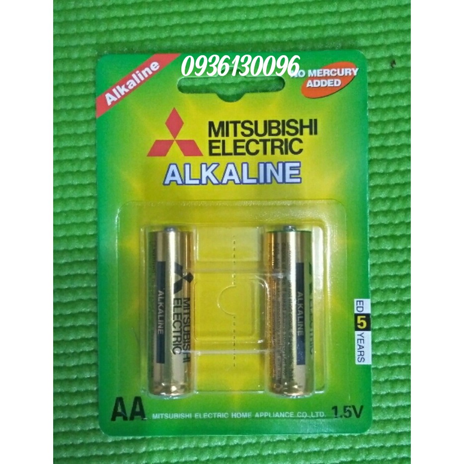 Pin tiểu AA-Pin LR6/2BP Mitsubishi hộp 12 vỉ