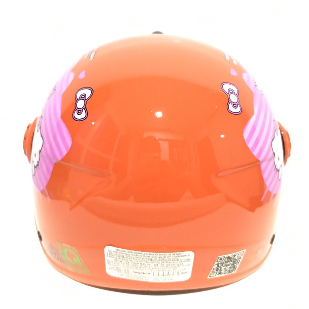 Mũ bảo hiểm trẻ em tem Kitty - Among US -  V&amp;S Helmet - Dành cho bé từ 3 đến 6 tuổi - Vòng đầu 50-52cm - VS103KS