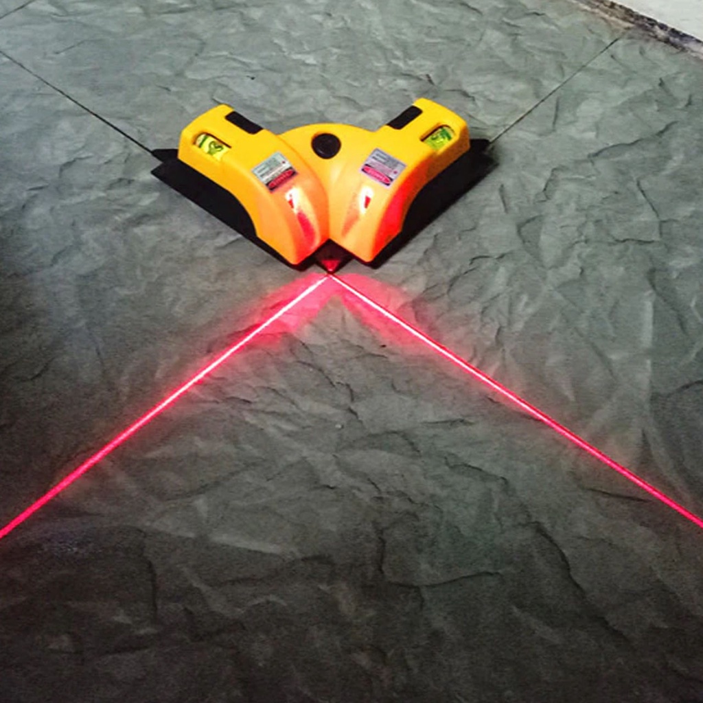 Thước ke góc vuông Laser máy đo góc vuông 90 độ bằng tia Laser đa năng.Tia đỏ