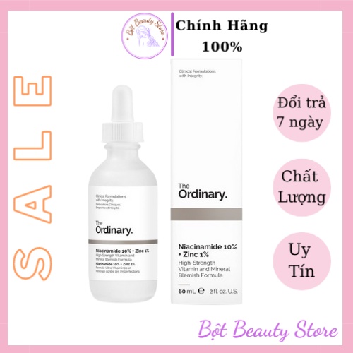 Serum Ordinary Hyaluronic Acid 2% + B5 30ml,tinh chấtTHE ORDINARY NIACINAMIDE 10% Zinc 1%