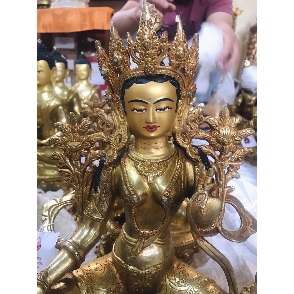 [PHÁP BẢO MINH CHÂU] Tượng Đồng Nepal 32cm