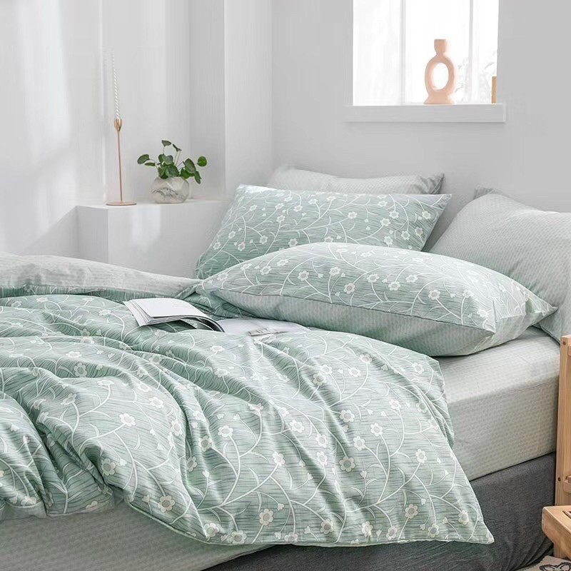 Set Cotton Living 100% Cotton Hàng Nhập Khẩu Cao Cấp 4 Món Vintage | BigBuy360 - bigbuy360.vn