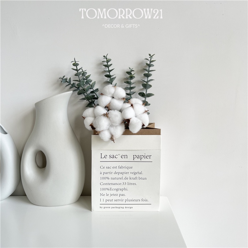 Hoa khô bông gòn, cắm hoa, trang trí nhà cửa, tiệc cưới, quà tặng 8/3, 14/2, 20/10, chụp ảnh