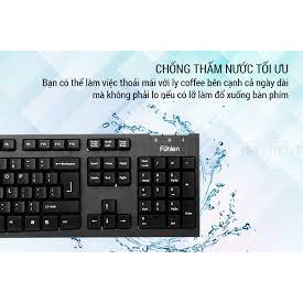 Bộ bàn phím chuột không dây Fuhlen A120G - Hàng chính hãng