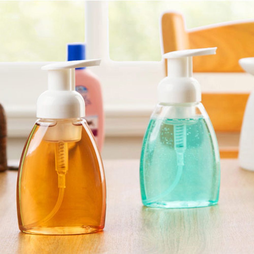 (Hàng Mới Về) Chai Nhựa Rỗng 300ml Dùng Đựng Xà Phòng / Sữa Tắm Tiện Dụng