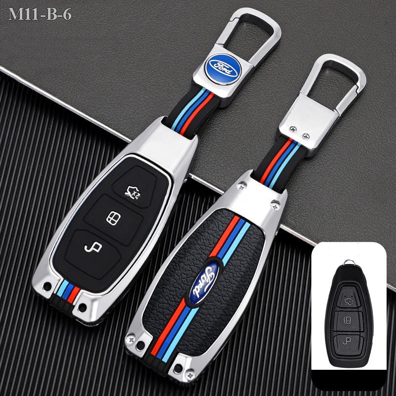 Vỏ ốp khoá xe hơi - Bọc chìa smartkey ô tô Ford EcoSport, Focus, Fiesta