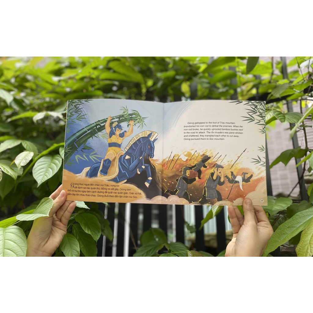 SÁCH - Truyện cổ tích Việt Nam (Song ngữ Việt - Anh) - Thánh Gióng