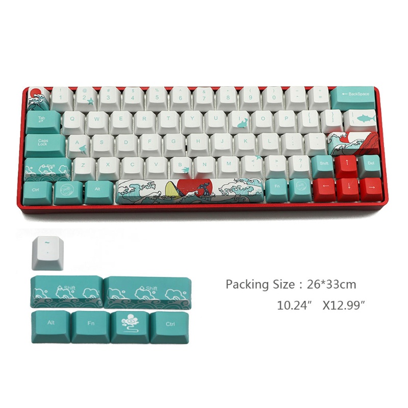 Bộ Phím OEM GH60 GK61 GK64 71Keys Chất Lượng Cao