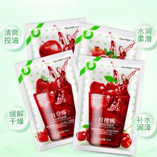 Combo 10 mask rượu vang trái cây/ mặt nạ rượu vang 4 vị hoa quả