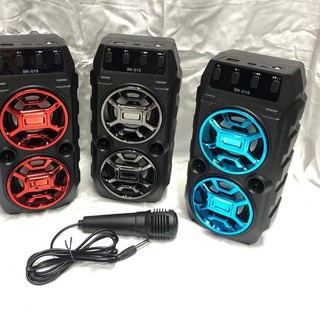 Loa bluetooth karaoke kẹo kéo - tặng kèm mic hát karaoke, hỗ trợ nghe đài FM , âm thanh siêu hay