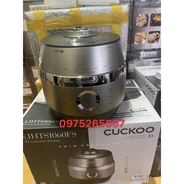 NỒI CƠM ĐIỆN CAO TẦN ÁP SUẤT KÉP CUCKOO CRP-JHTS1060FS 1.8L. BẢO HÀNH 24 THÁNG