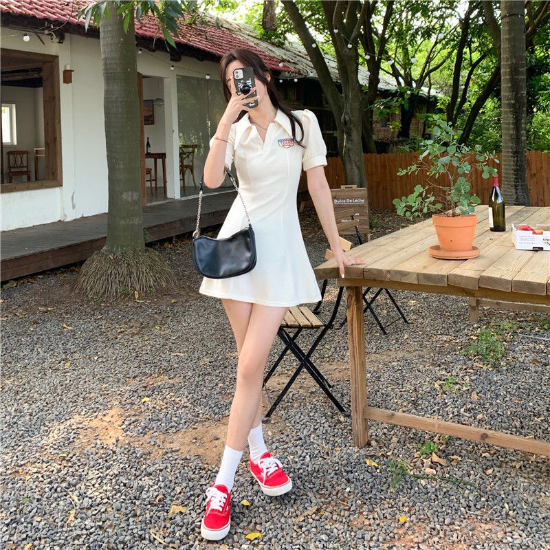 Đầm POLO Tay Ngắn Bigsize Thời Trang Hàn Quốc Mùa Hè Váy Nữ