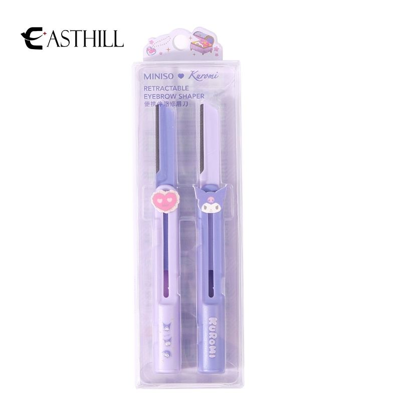 Dao Cạo Lông Mày An Toàn Hình Cô Gái Anime Cinnamoroll My Melody Kuromi Có Thể Thu Gọn