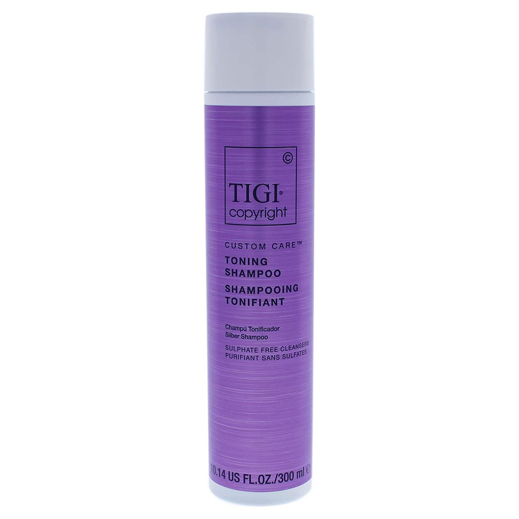 {Chính hãng} Dầu gội tím khử vàng dành cho tóc tẩy Tigi Copyright Toning VIOLET Shampoo 300ml