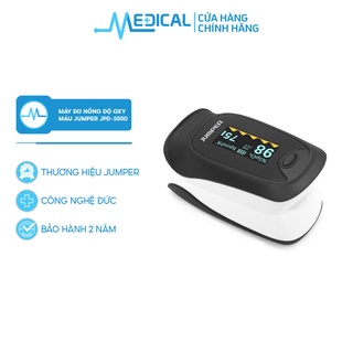 Máy đo nồng độ oxy máu JUMPER JPD-500D OLED, SPO2, PR, PI (FDA hoa kỳ chứng nhận) – MEDICAL