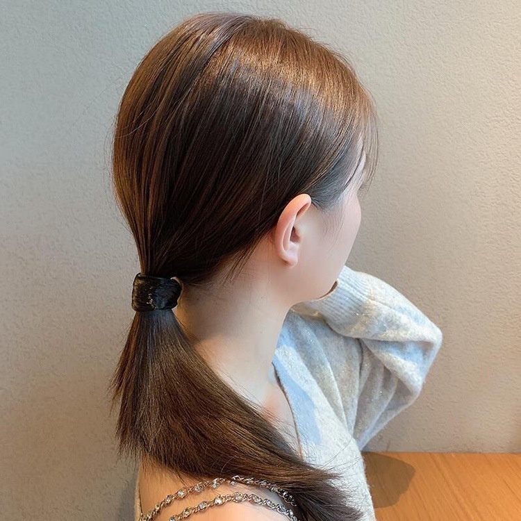 Dây cột tóc đính tóc giả độc đáo cho nữ