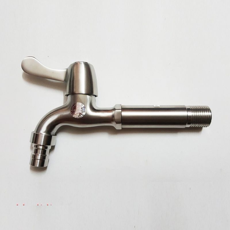 Vòi hồ (vòi sân) thân dài inox 304