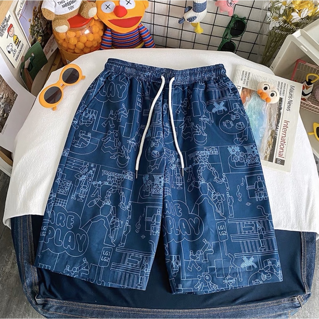 Quần short Unisex, Quần đùi kaki mặc đi chơi, đi biển, Nam nữ đều mặc đẹp | BigBuy360 - bigbuy360.vn