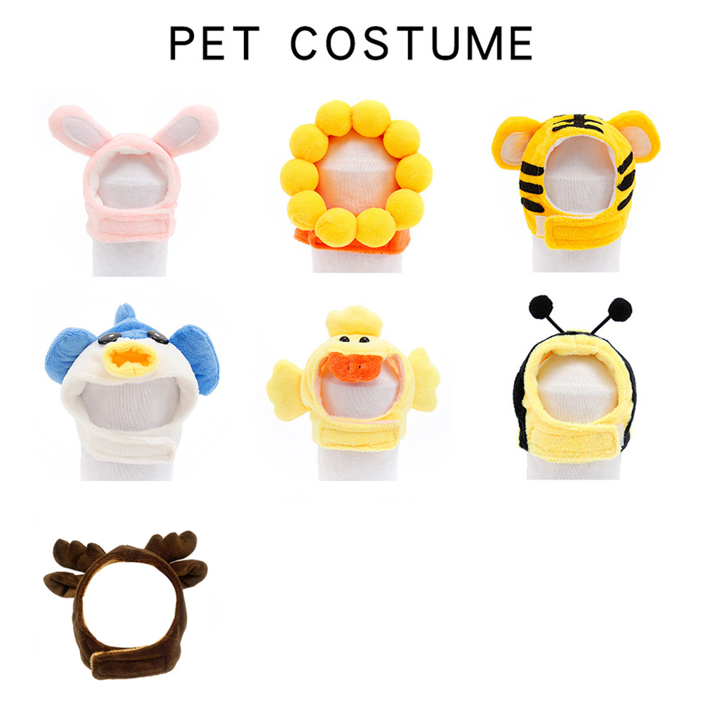 🐶SD Mũ vật nuôi mềm Trang trí tiệc vật nuôi Mũ có thể điều chỉnh Cosplay Phụ kiện vật nuôi dễ thương