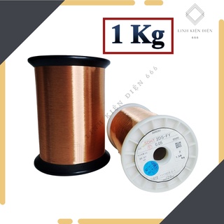 Dây Đồng Cách Điện (0.1 - 2.0 mm) 0.5 Kg và 1 Kg Quấn Biến Áp Quấn Motor