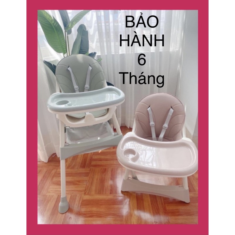 GHẾ ĂN DẶM CHO BÉ BELLY BABY có đệm,bánh xe gập gọn giá rẻ .Full Đệm Bb102 Bb105. Ghế ăn dặm Hanbei cho bé