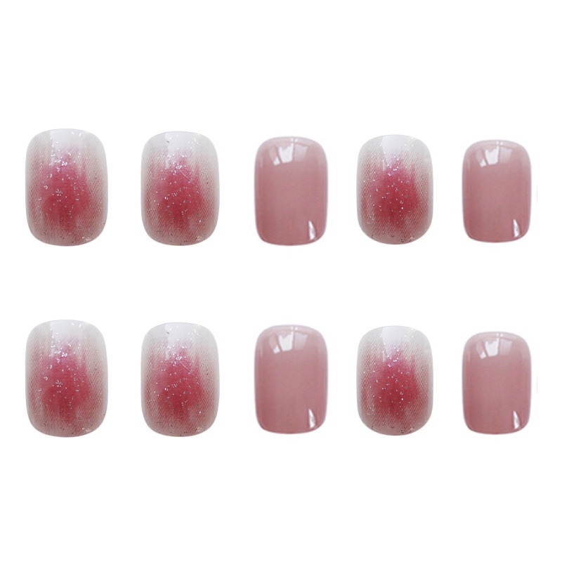 Set 24 móng giả N290, dáng móng ngắn ( Tặng kèm keo và dũa )