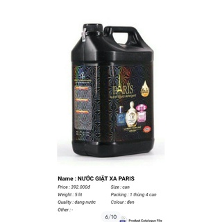 Nước Giặt Paris 5 Lít