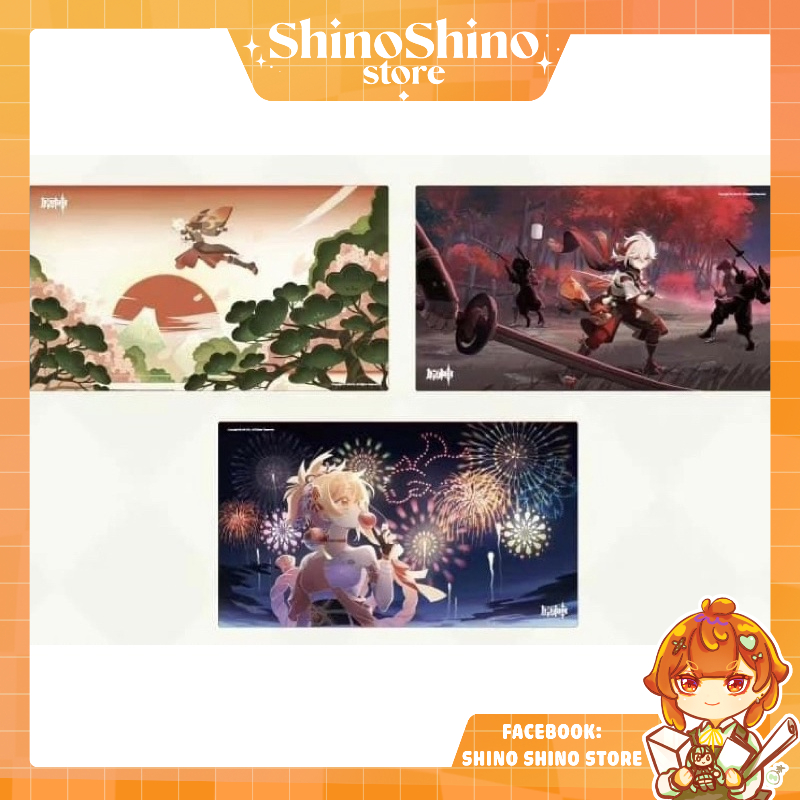 [có sẵn] thảm lót chuột bàn phím Genshin Impact chính hãng từ official shop