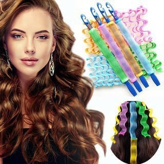 Lô uốn tóc gợn sóng Retro không dùng nhiệt