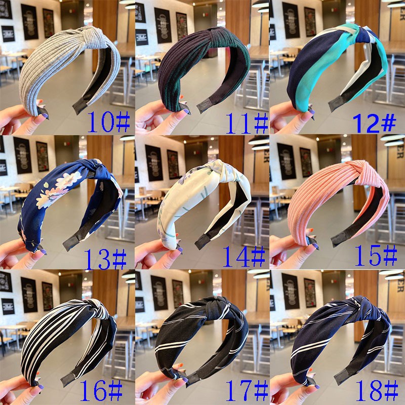 Băng đô vải cài tóc họa tiết chấm bi xinh xắn