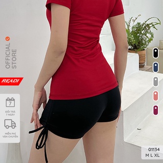 Quần short rút dây tập gym yoga thể thao nữ readi - 01134