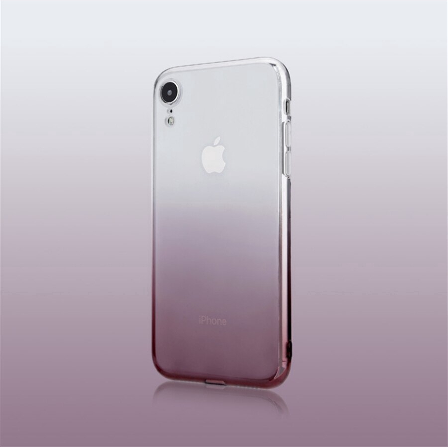 Ốp điện thoại TPU silicon mềm siêu mỏng trong suốt bảo vệ cho iPhone X XS Max XR iPhone 5S 5 SE