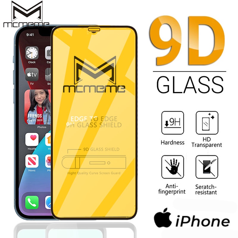 Kính cường lực 9D toàn màn hình cho iPhone 12 Mini 11 Pro X XS Max Xr 7 8 6 6s Plus SE2 SE 2020