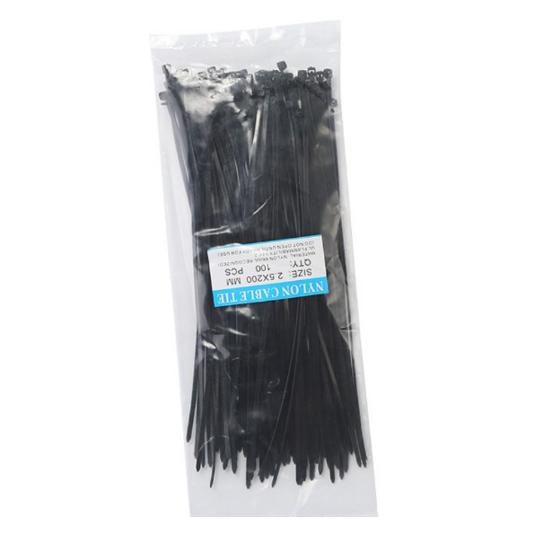 Dây gút nhựa bịch 100 sợi 2.5x100mm.