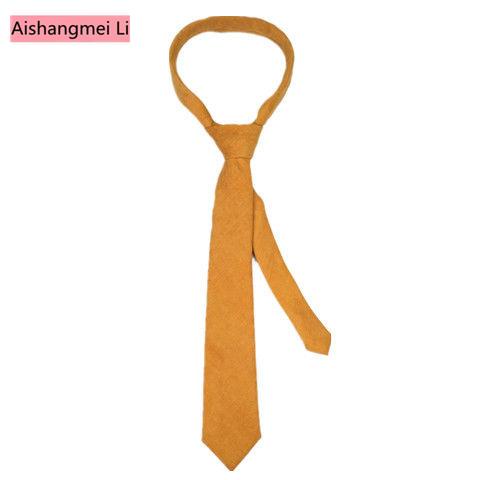 Cà Vạt Màu Sắc Kẹo Trơn 7cm Phong Cách Hàn Quốc Dành Cho Nam Và Nữ