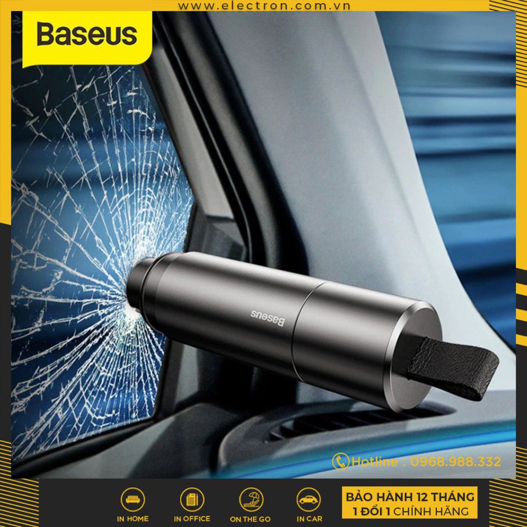 Dụng cụ sinh tồn, thoát hiểm Baseus Sharp Tool Safety Hammer